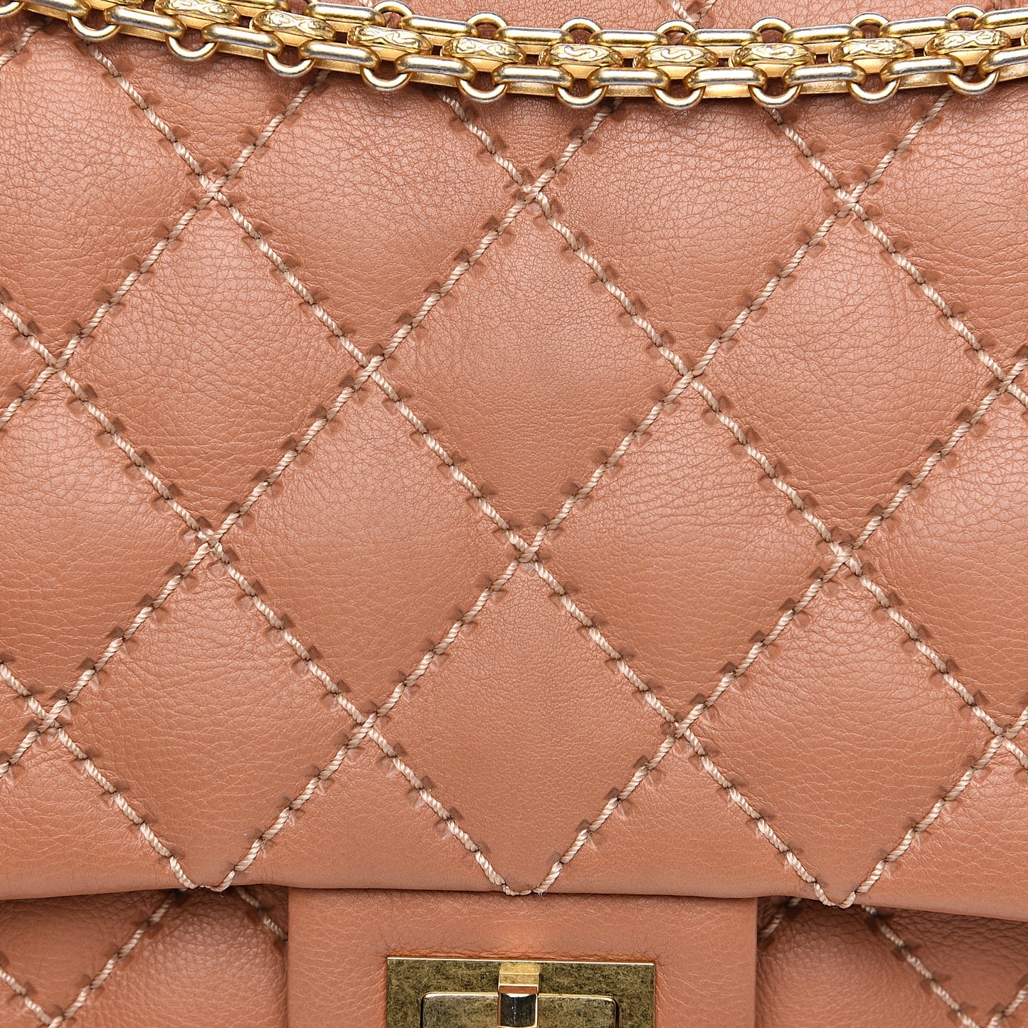 Calfskin Stitched 2.55 Reissue 226 Flap Beige