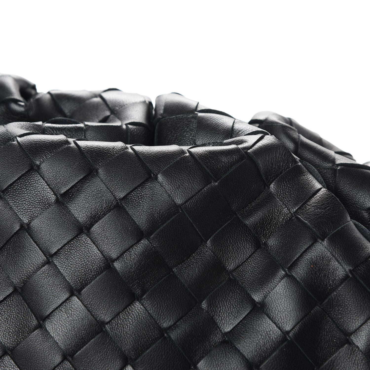 Bottega Veneta Nappa Maxi Intreccio The Pouch Oversized Clutch Black 9 of 9