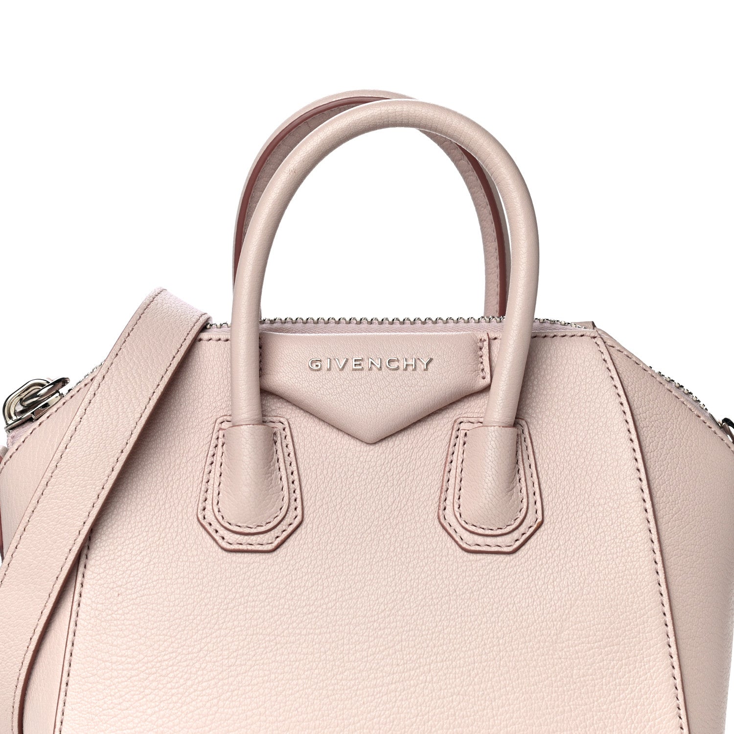 Givenchy Sugar Goatskin Mini Antigona Nude Pink 10 of 10