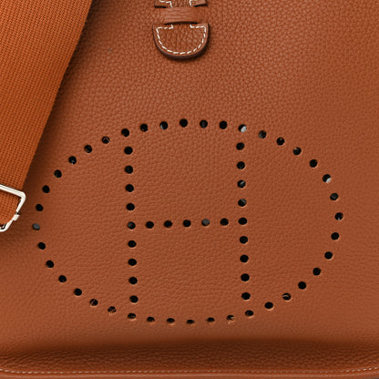 Hermes Taurillon Clemence Evelyne III PM Gold 9 of 12