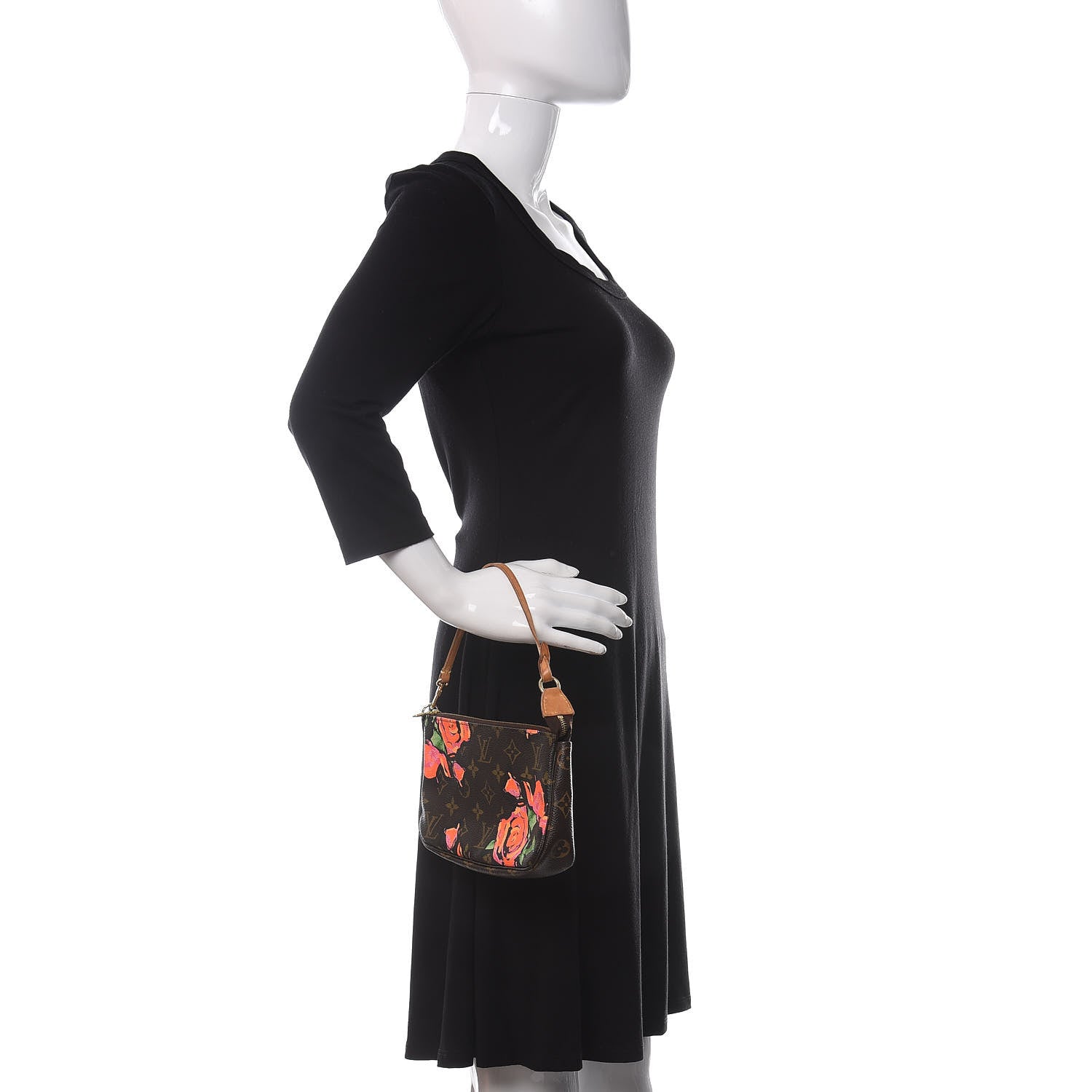 Louis Vuitton Monogram Roses Pochette Accessories 2 of 12