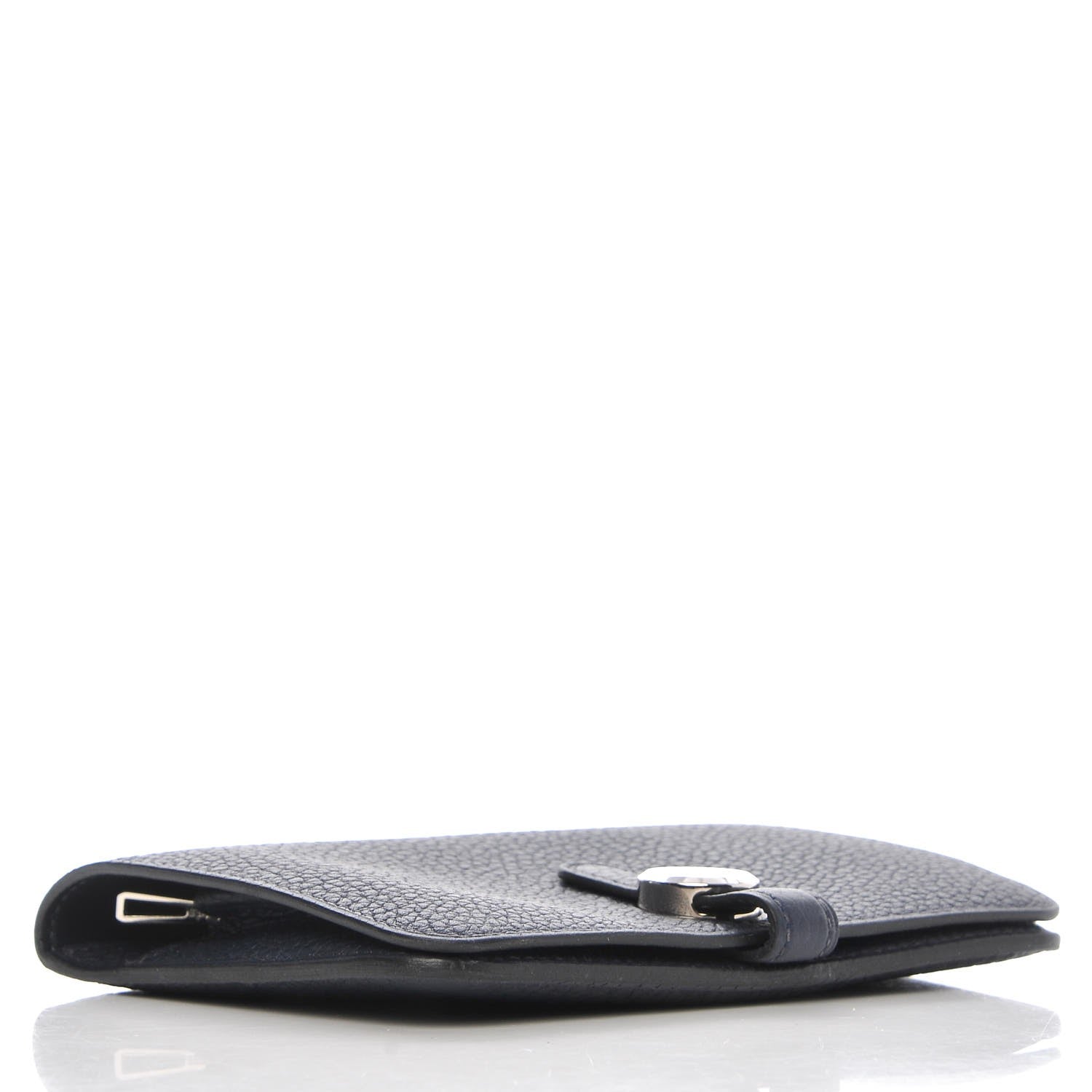 Hermes Togo Dogon Compact Wallet Bleu Nuit 4 of 7