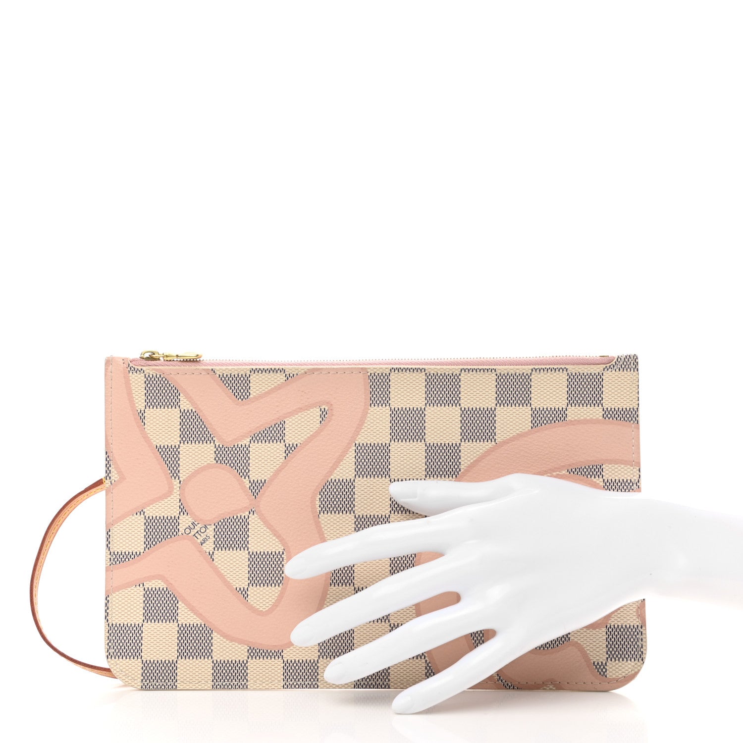 Louis Vuitton Damier Azur Tahitienne Neverfull MM GM Pochette 2 of 8