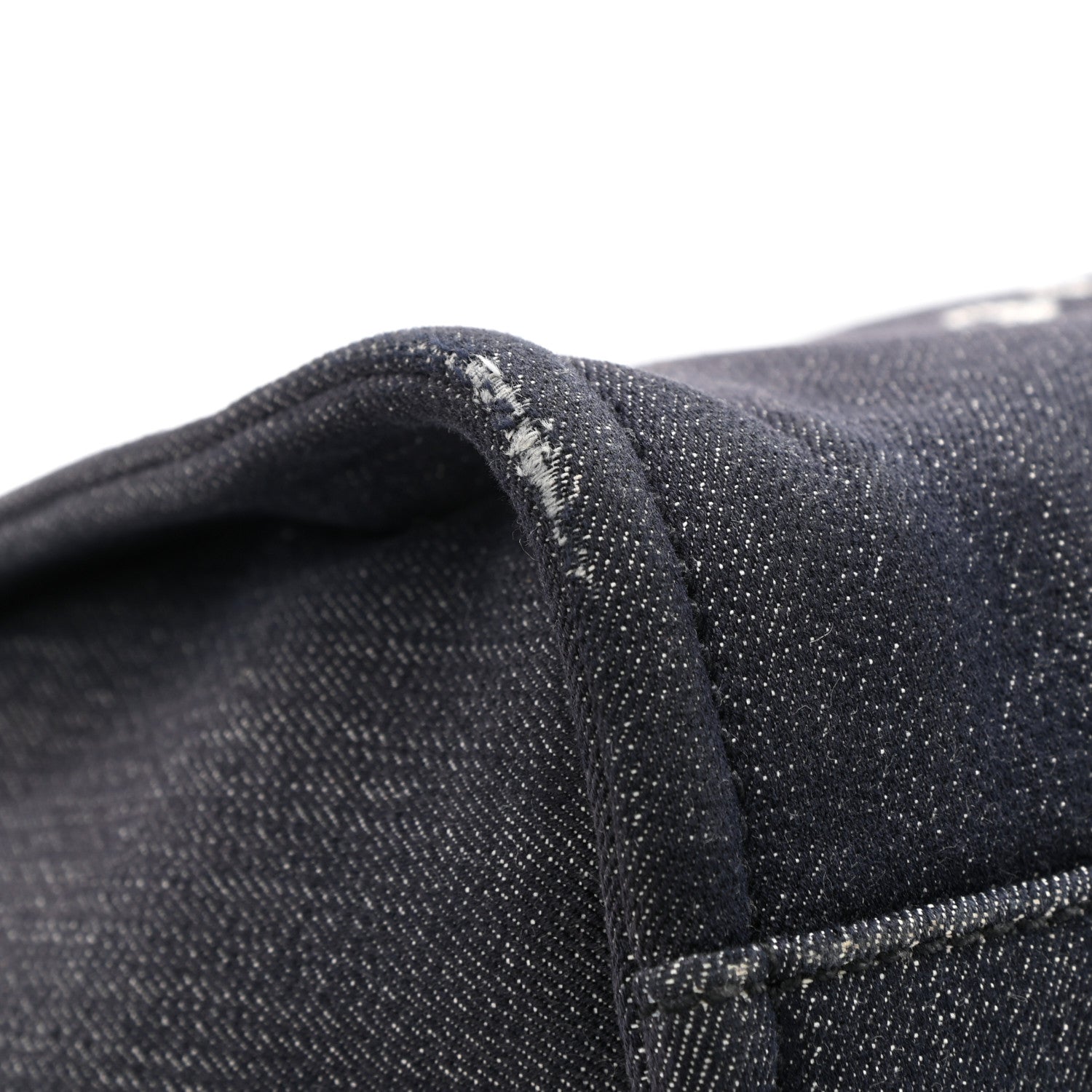 Chanel Denim Medium Deauville Tote Dark Blue 9 of 11