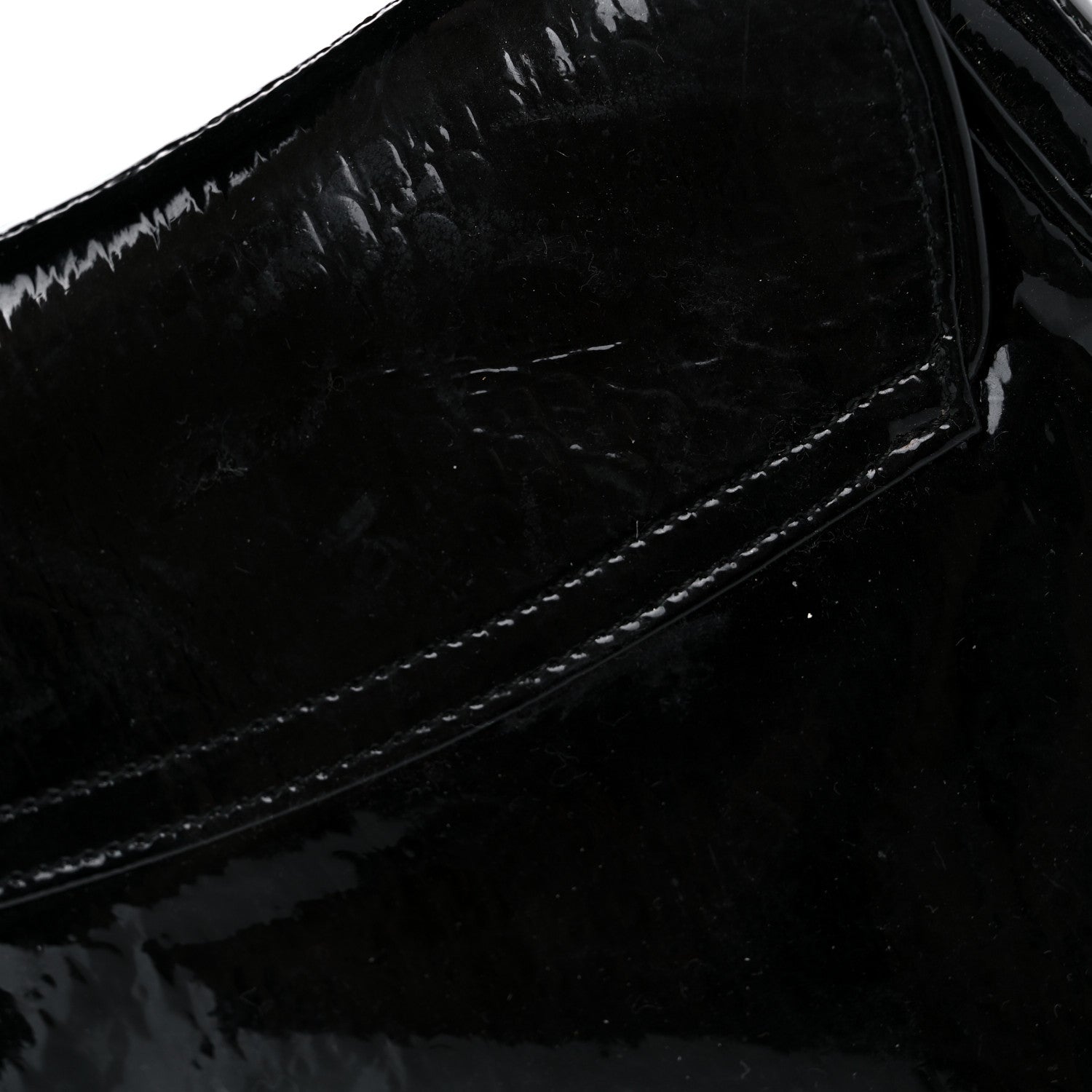 Christian Dior Patent Monogram Mini Saddle Bag Black 16 of 19