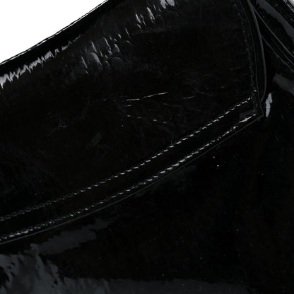 Christian Dior Patent Monogram Mini Saddle Bag Black 16 of 19