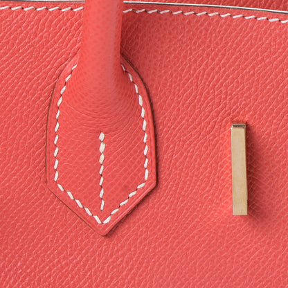 Hermes Epsom Candy Birkin 30 Rose Jaipur Gold 27 of 39
