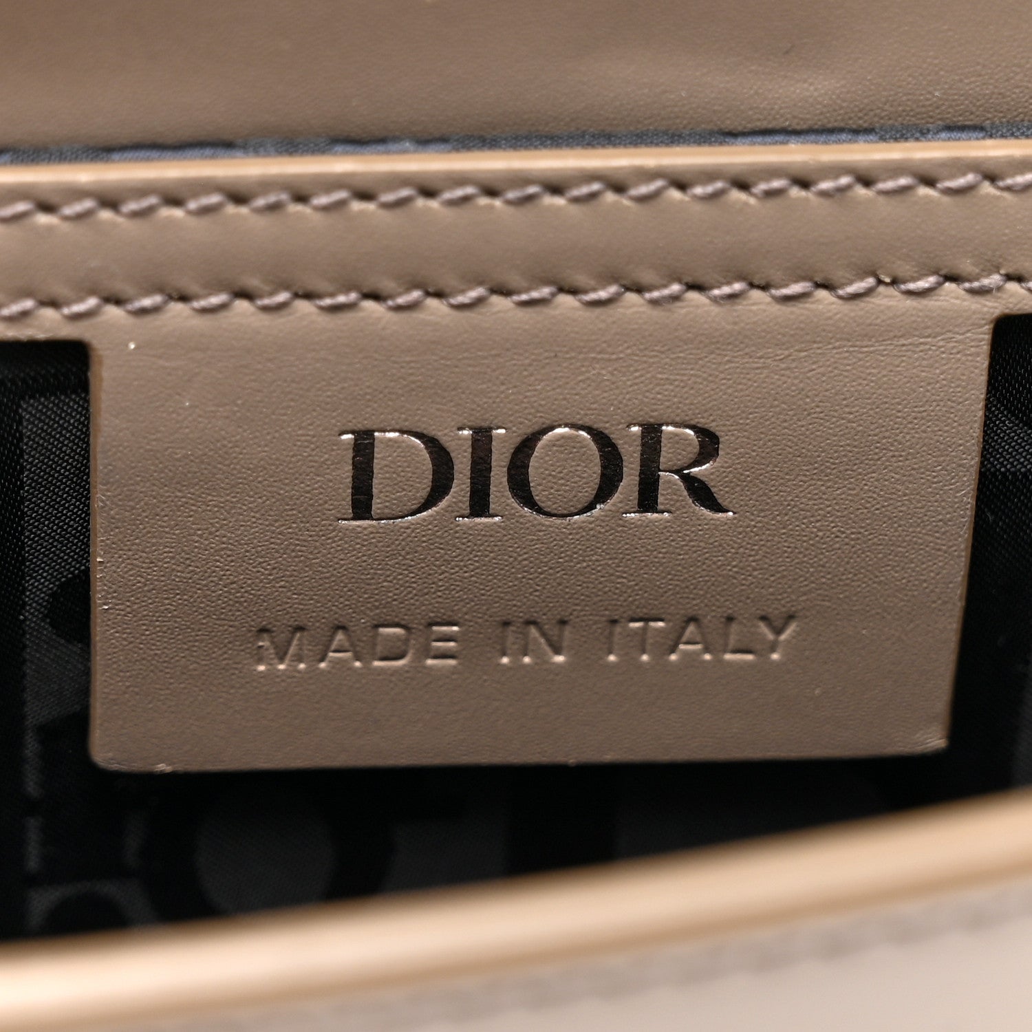 Christian Dior Smooth Calfskin Lock Messenger Bag Beige 6 of 16