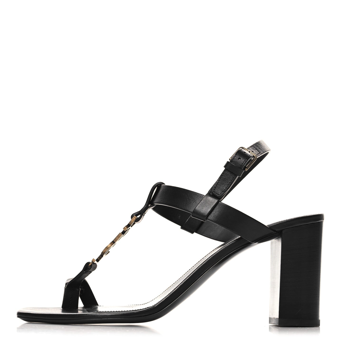 Calfskin Cassandra 75 Sandals 41 Black