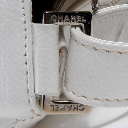 Chanel Caviar CC Hobo White 8 of 10