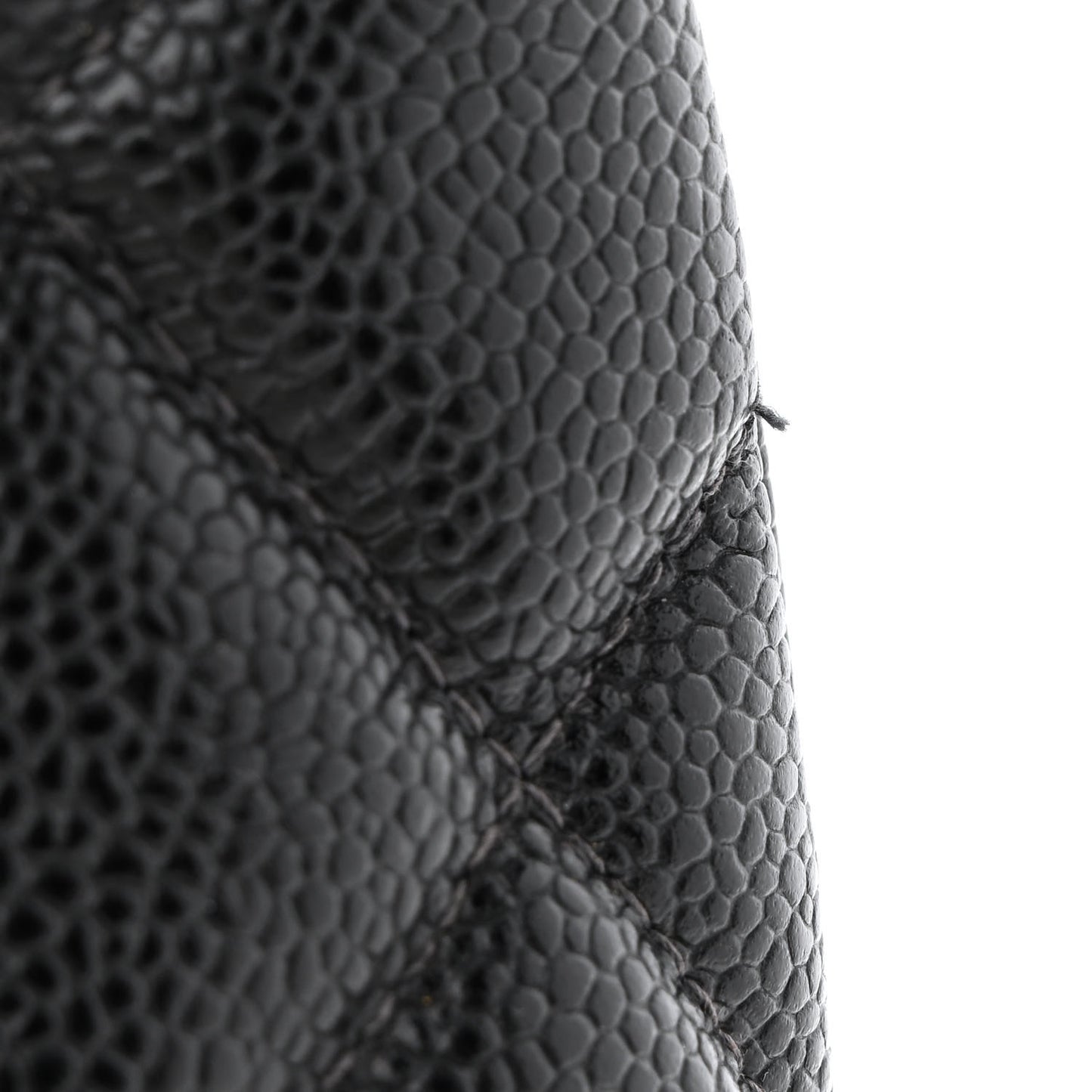 Caviar Quilted Medallion Tote Black