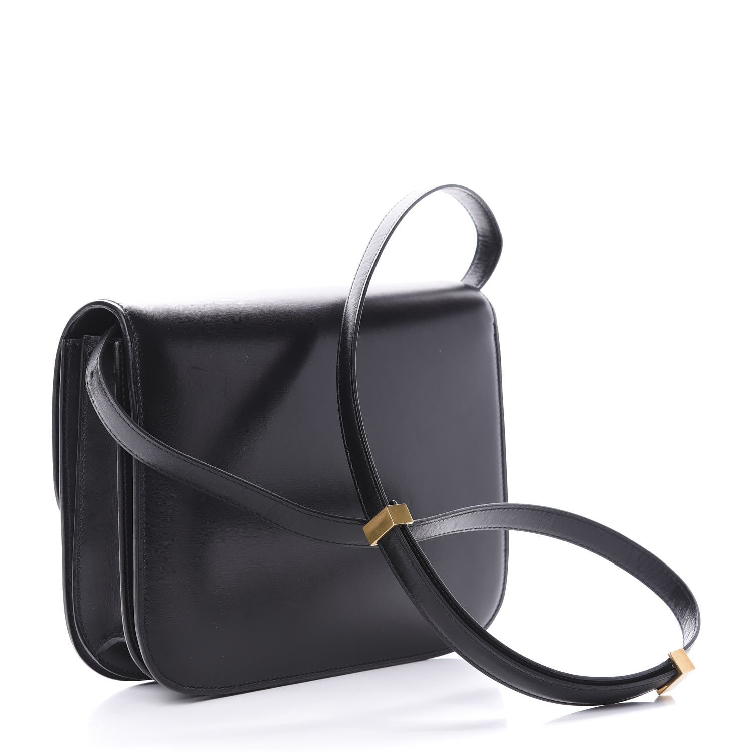 Celine Box Calfskin Medium Classic Box Flap Bag Black 4 of 17
