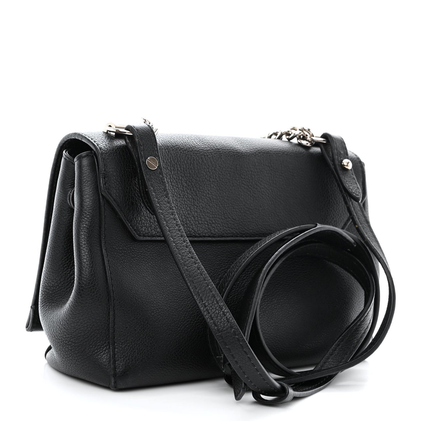 Calfskin Lockme II Chain Bag BB Black