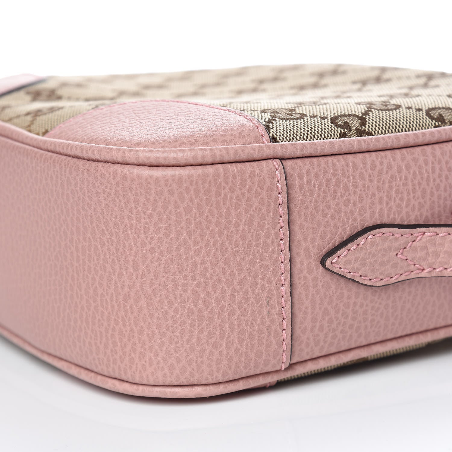 Gucci Monogram Mini Bree Messenger Bag Beige Soft Pink 6 of 9