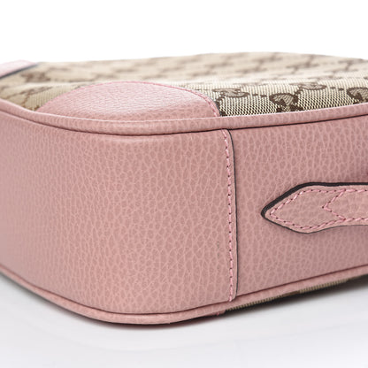 Gucci Monogram Mini Bree Messenger Bag Beige Soft Pink 6 of 9