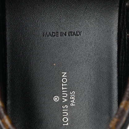 Louis Vuitton Monogram Mens Arizona Car Shoe Moccasin Loafers 9 Macassar 8 of 9