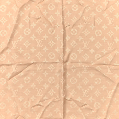 Louis Vuitton Silk Cashmere Monogram My Everything Shawl XS Beige 2 of 4