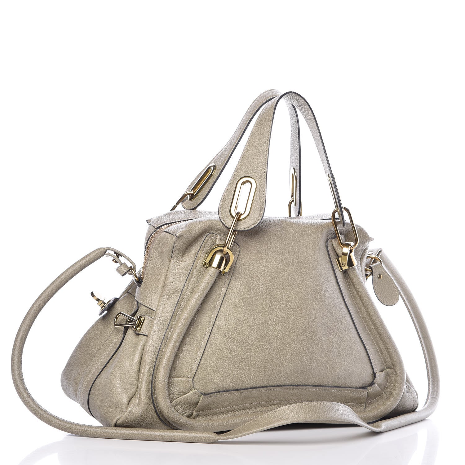 Chloe Calfskin Medium Paraty Baobab Green 3 of 17