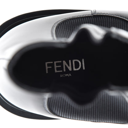 Fendi Calfskin Chelsea Boots 7 Black 7 of 7