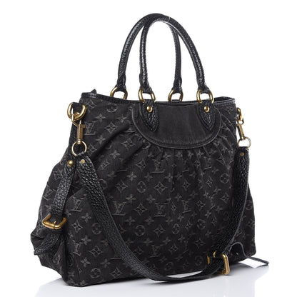 Louis Vuitton Denim Neo Cabby GM Black 4 of 11