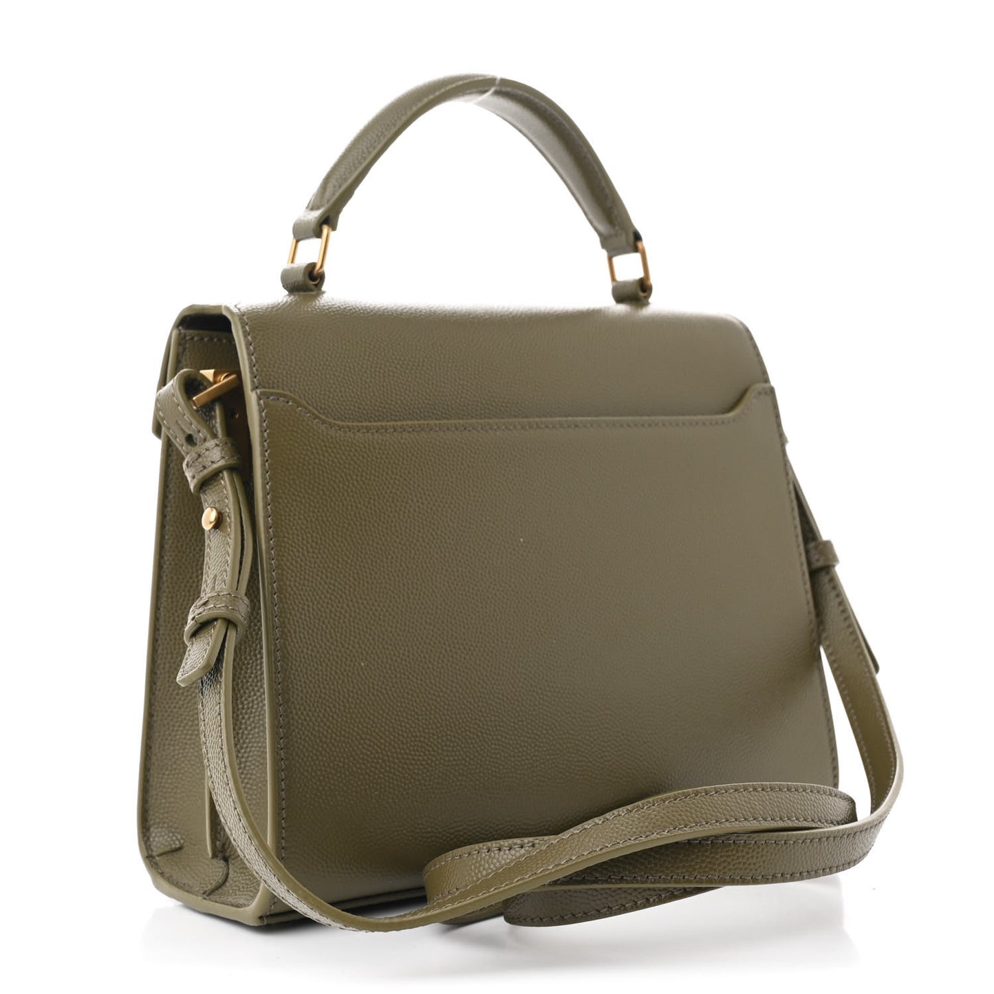 Grain de Poudre Mini Classic Monogram Cassandra Top Handle Olive