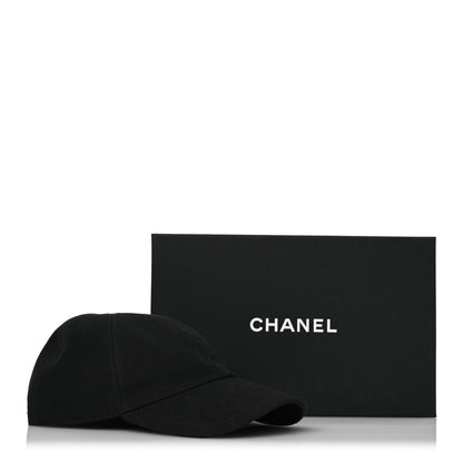 Chanel Cotton CC Cap Hat Black Multicolor 9 of 9