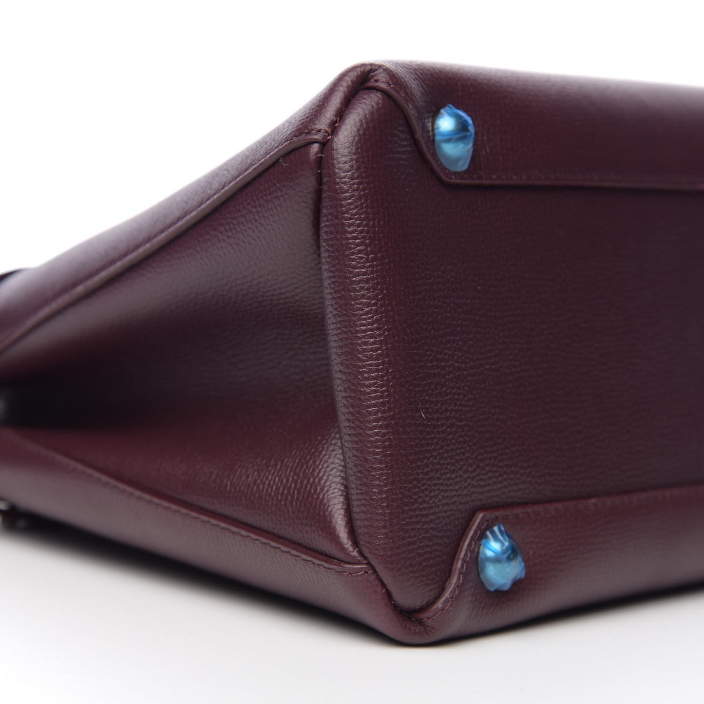 Derby Calfskin House Check Medium Banner Tote Burgundy