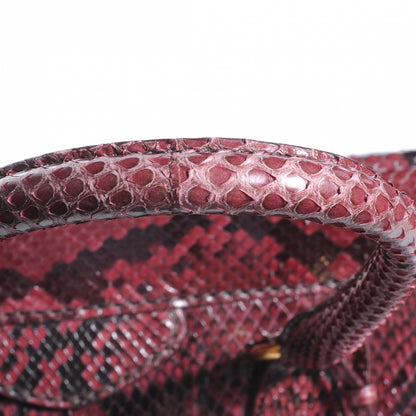 Prada Python Frame Bag Amarena 5 of 9