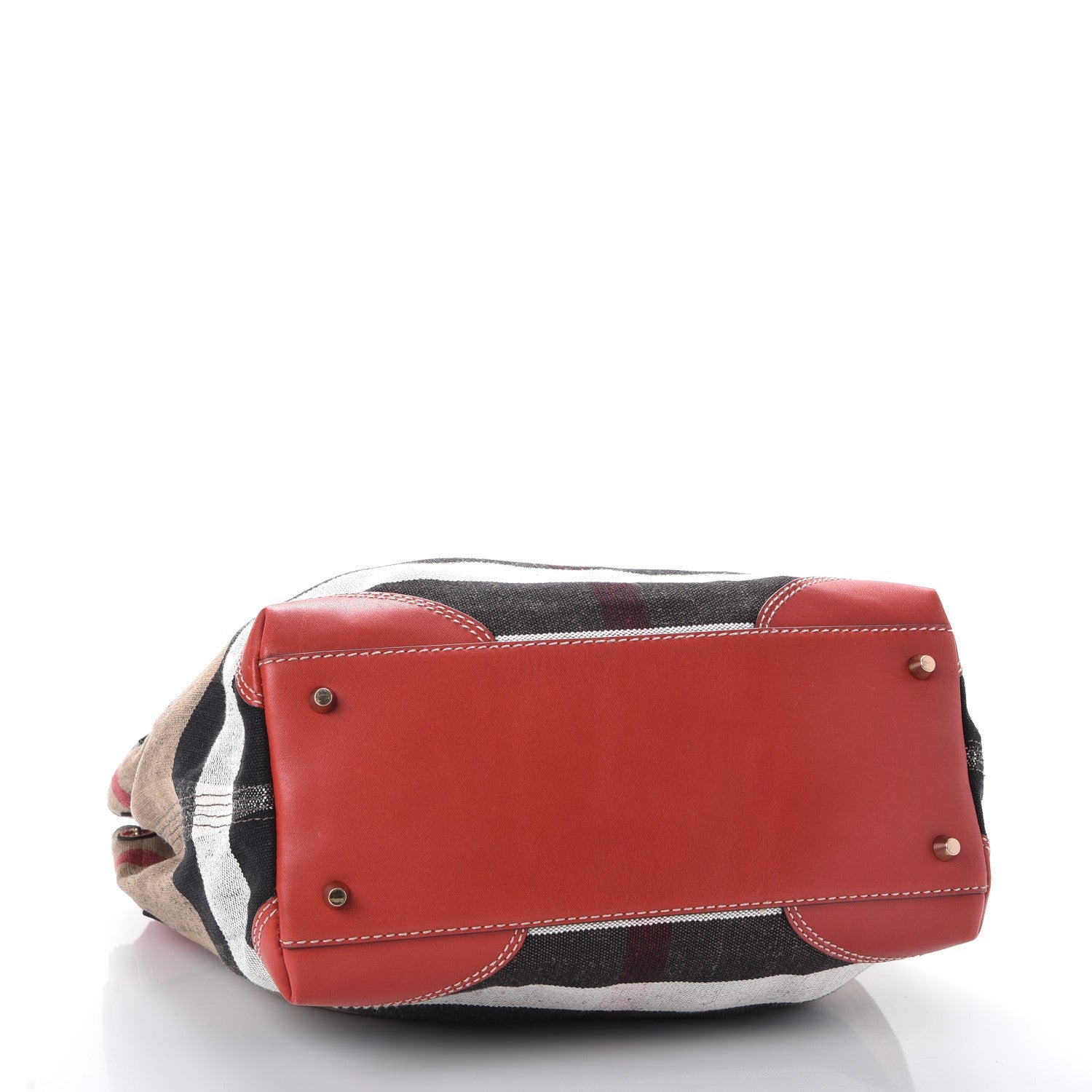 Burberry Canvas Mega Check Medium Maidstone Red 4 of 11