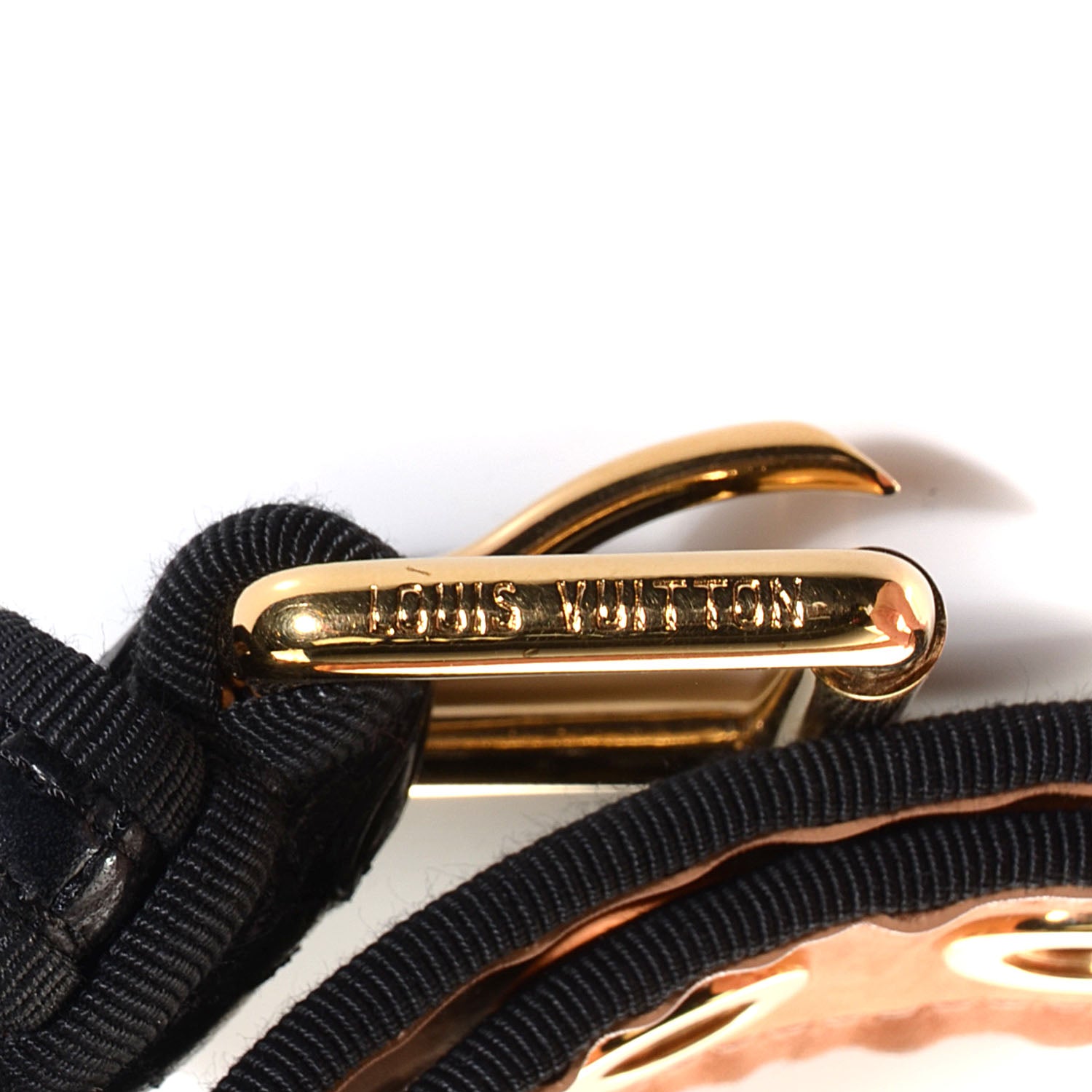 Louis Vuitton Monogram Motard Belt Black 80 32 3 of 8