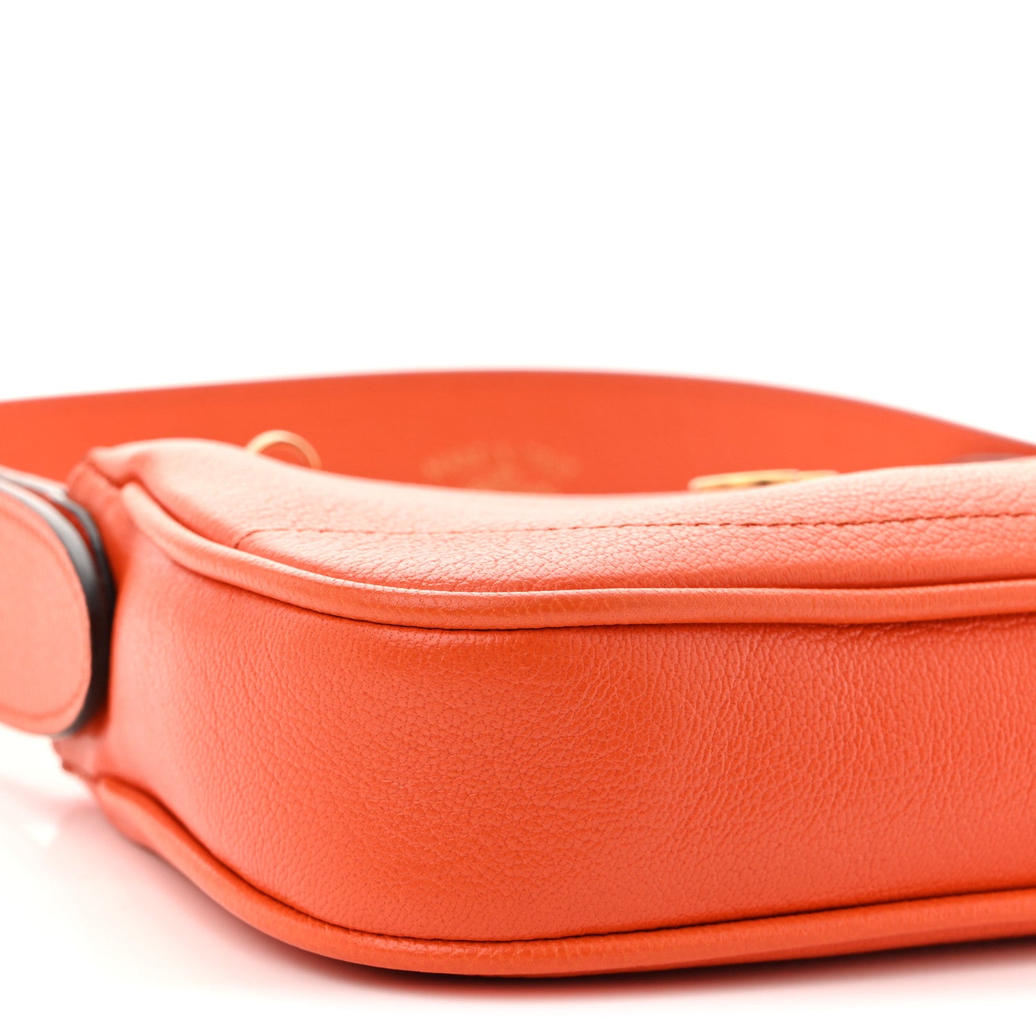 Gucci Goatskin Mini Aphrodite Shoulder Bag Orange 9 of 10