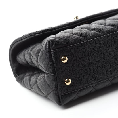 Chanel Caviar Quilted Mini Coco Handle Flap Black 6 of 11
