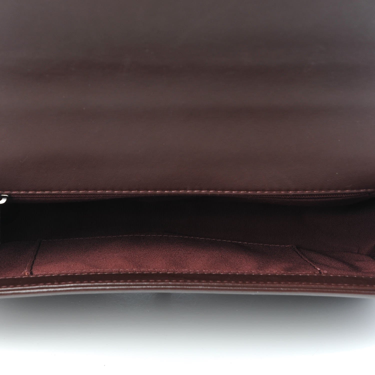 Chanel Calfskin Chevron Quilted New Medium Boy Flap Burgundy 5 of 7