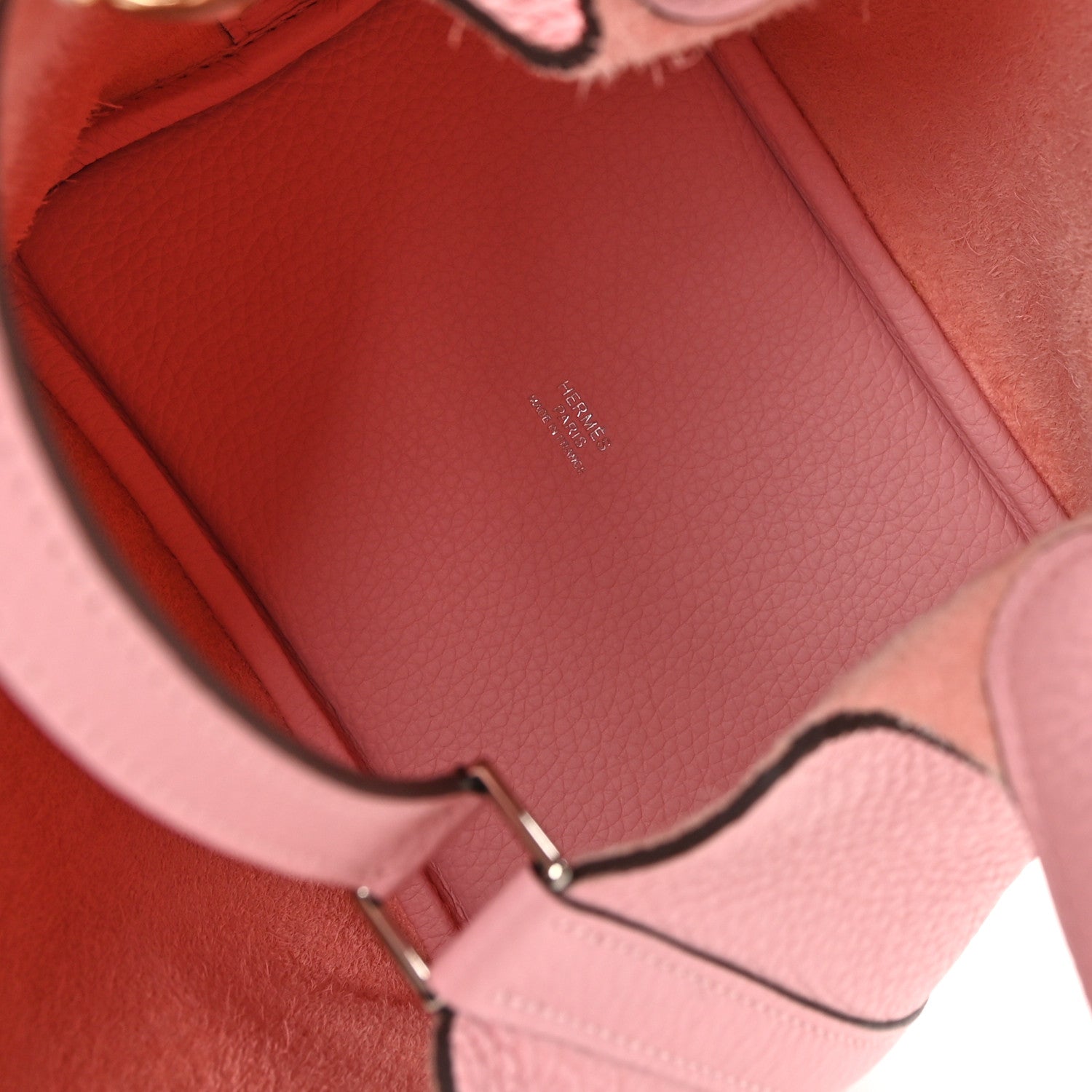 Hermes Taurillon Clemence Picotin Lock 18 PM Rose Sakura 5 of 10