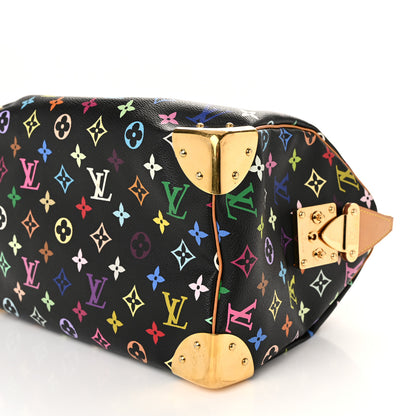 Louis Vuitton Monogram Multicolor Speedy 30 Black 9 of 10