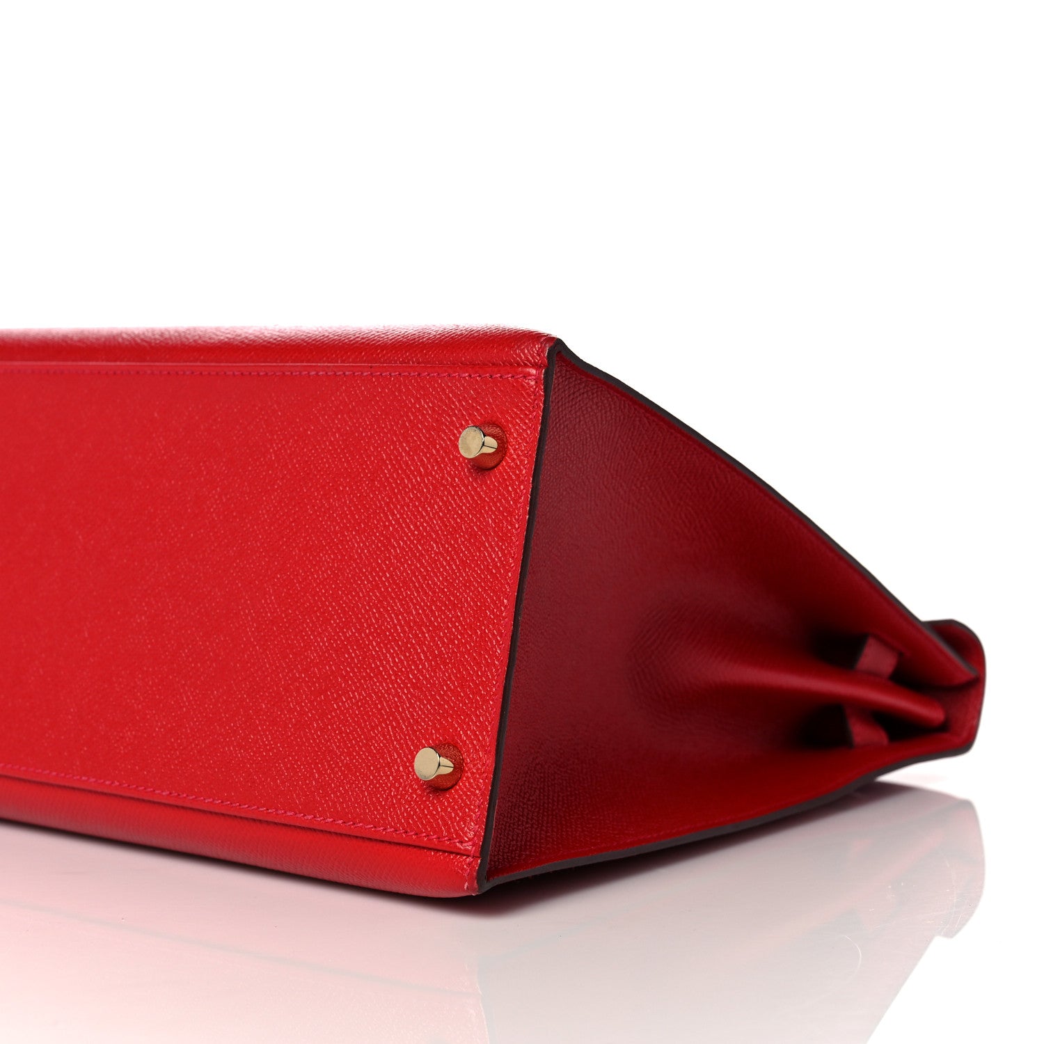Hermes Epsom Kelly Sellier 35 Rouge Casaque 7 of 35