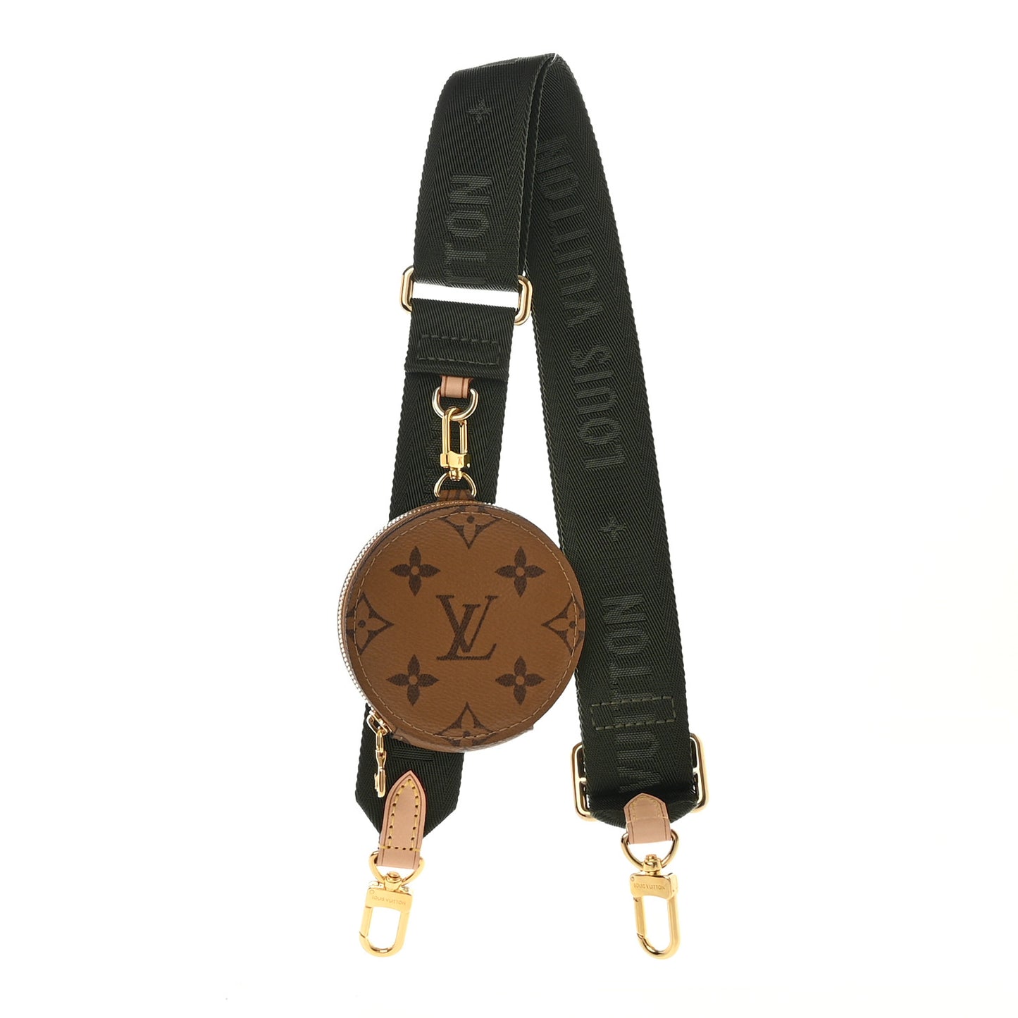 Monogram Multi Pochette Accessories Bandouliere Shoulder Strap Kaki