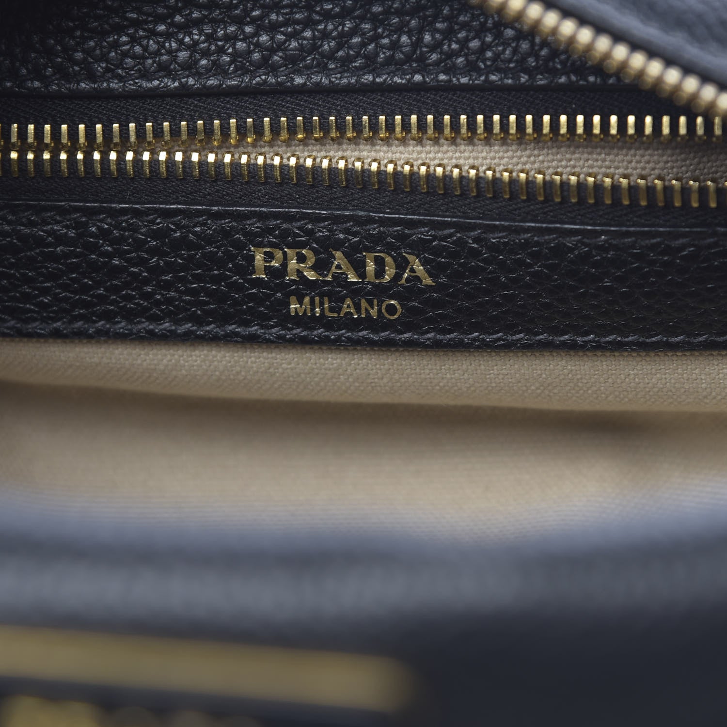 Prada Vitello Daino Satchel Black 6 of 15