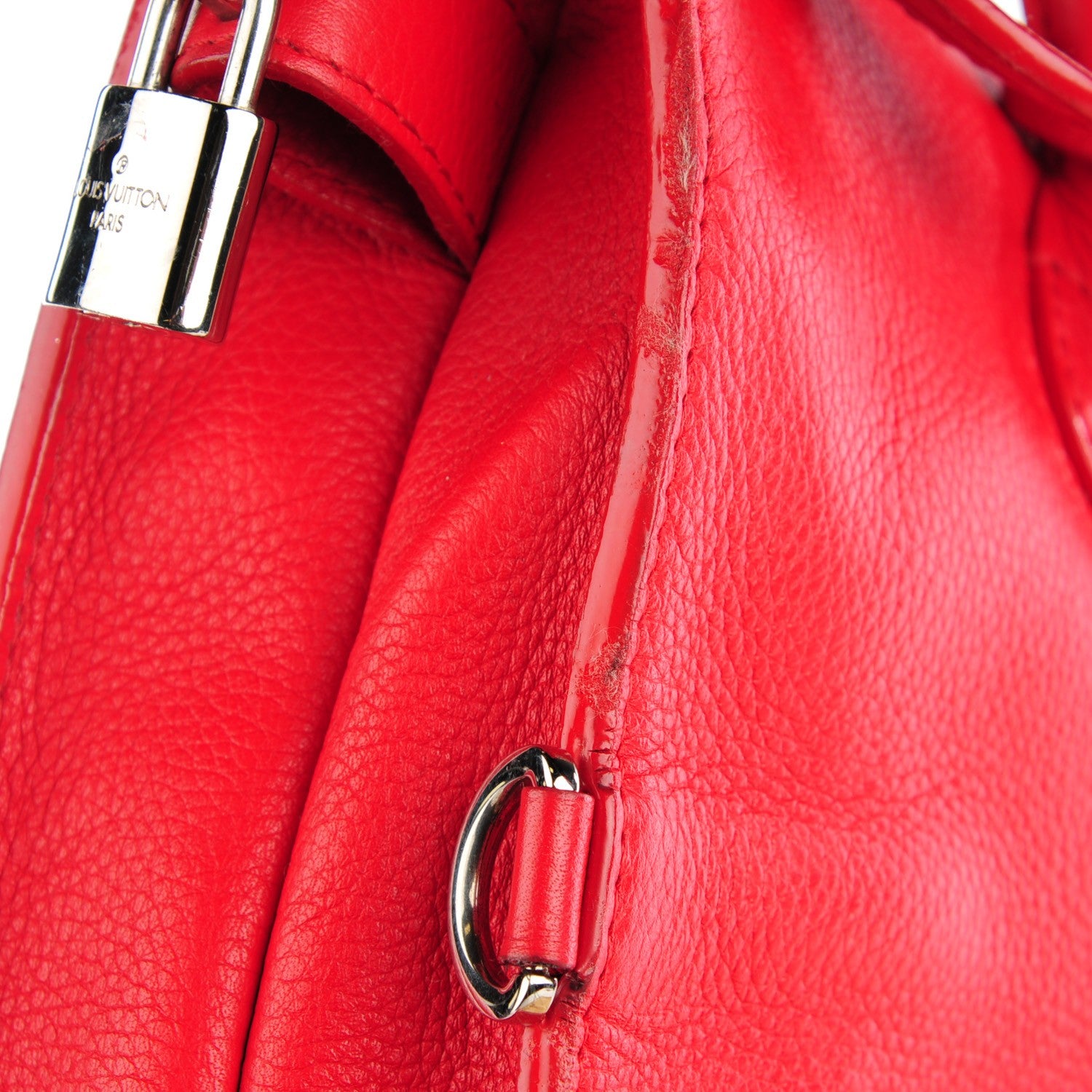 Louis Vuitton Calfskin Mobil Tote Carmine 13 of 20