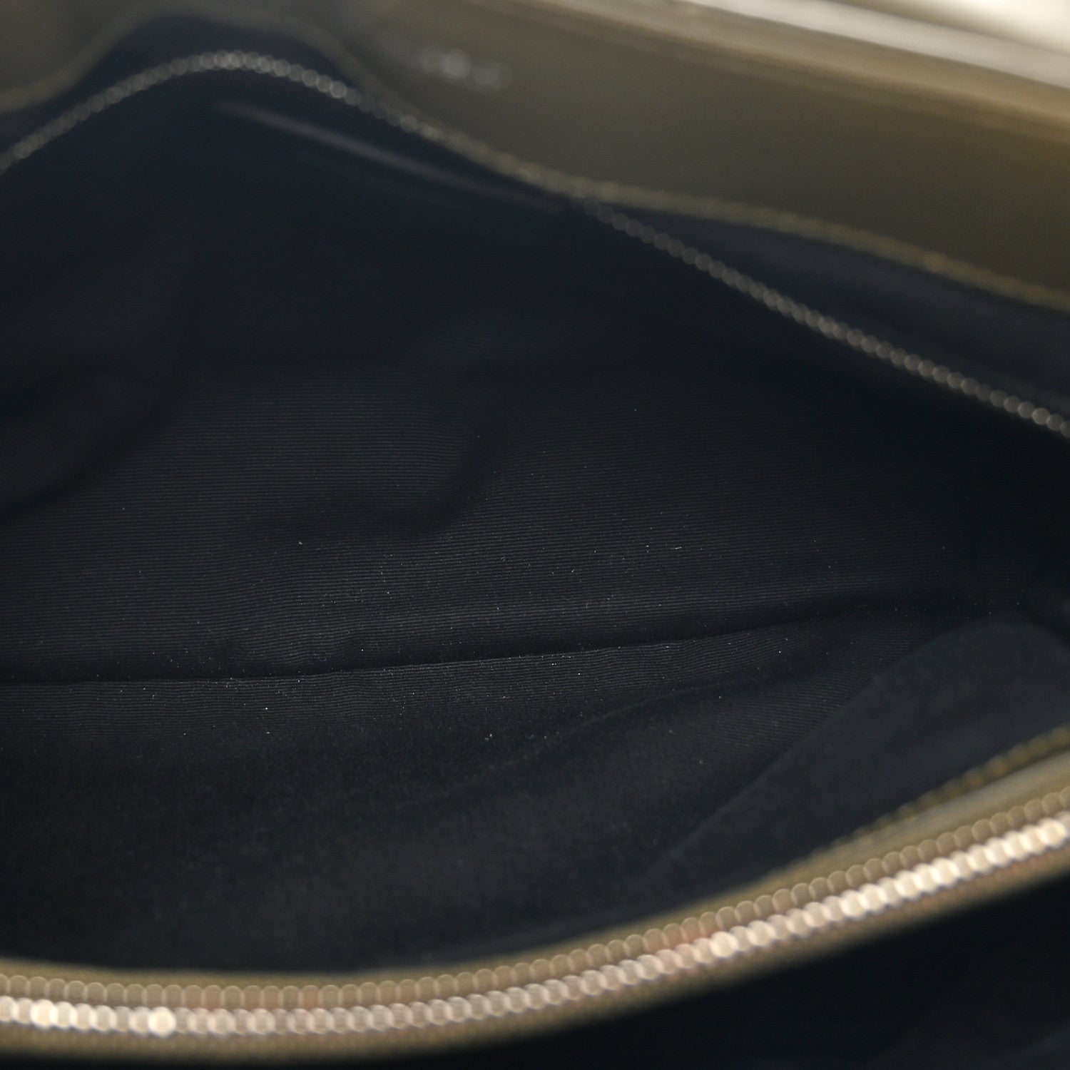 Saint Laurent Calfskin Y Quilted Monogram Medium Loulou Chain Satchel Khaki Fonce 6 of 11