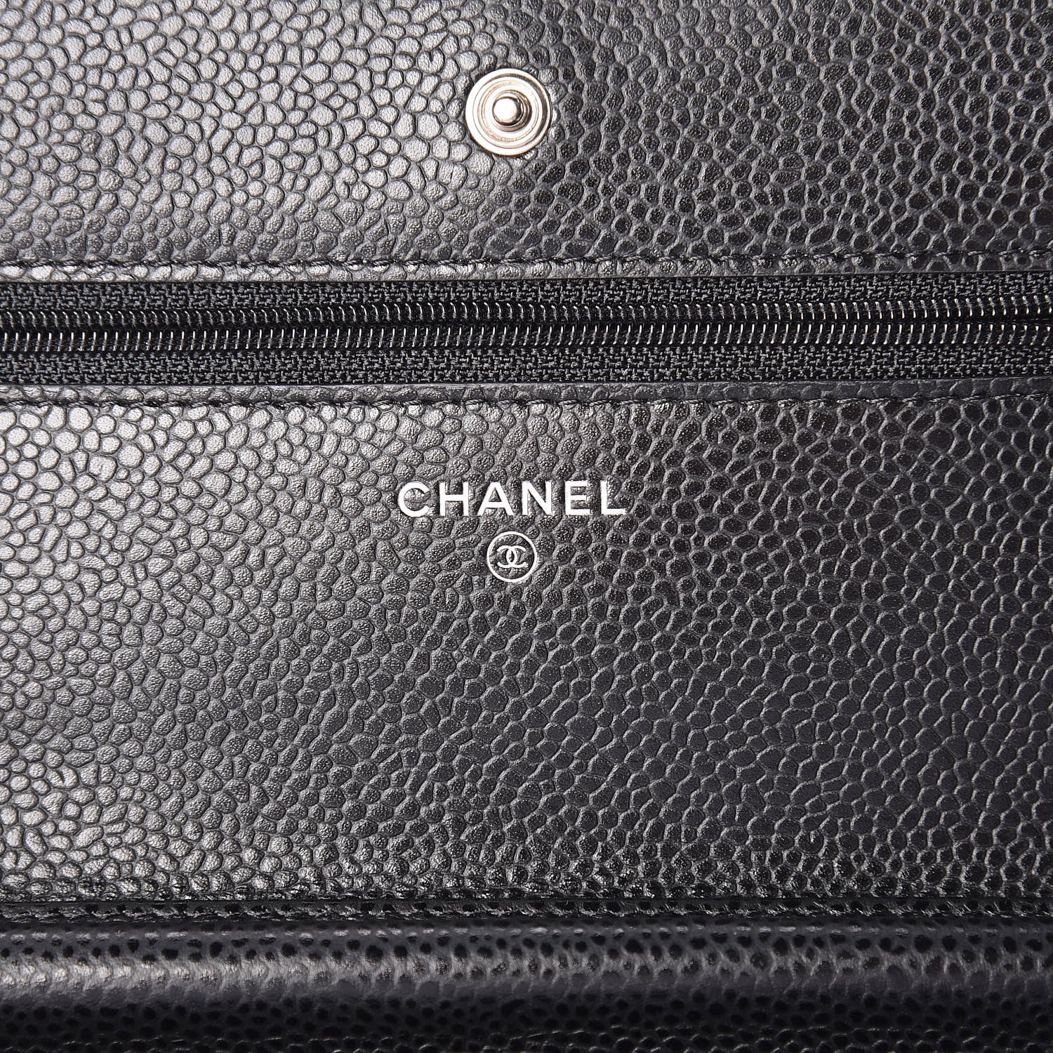 Chanel Caviar Quilted Wallet On Chain WOC Black 6 of 10