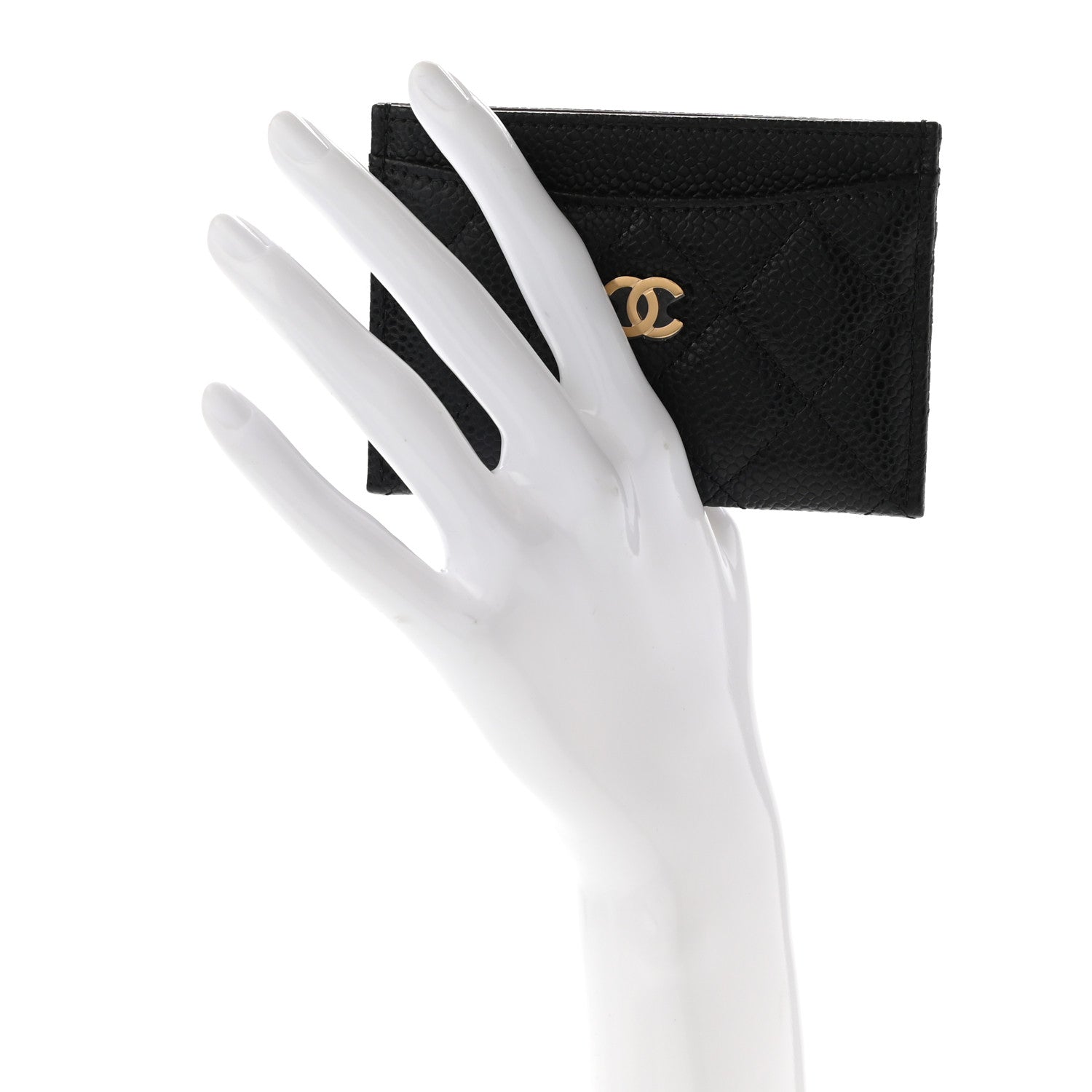 Chanel Caviar Quilted Card Holder Black 2 of 7
