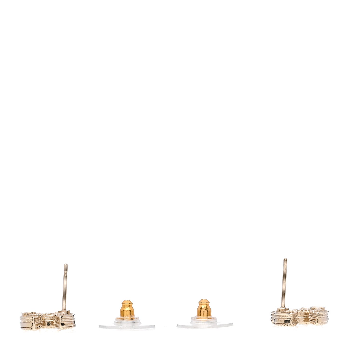 Pearl CC Earrings Gold