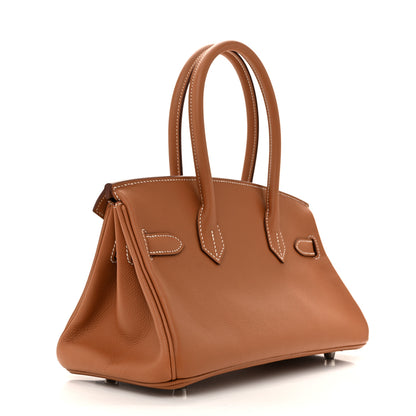 Hermes Evercolor Shoulder Birkin Light 29 Gold 3 of 11