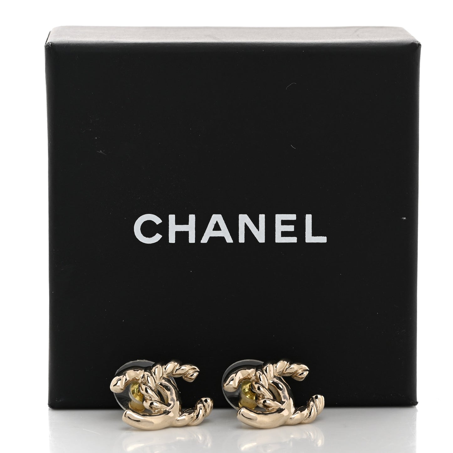 Twisted CC Earrings Gold