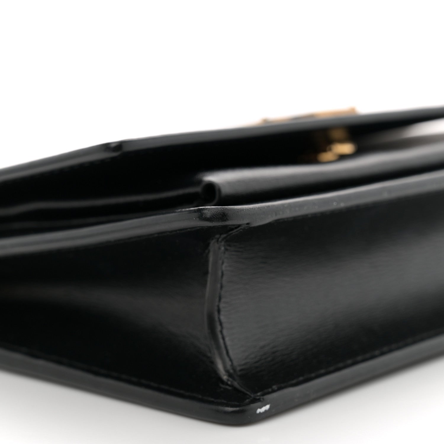 Saint Laurent Calfskin Monogram Sunset Chain Wallet Black 9 of 11