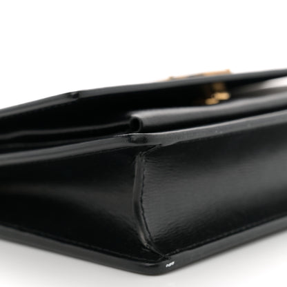 Saint Laurent Calfskin Monogram Sunset Chain Wallet Black 9 of 11