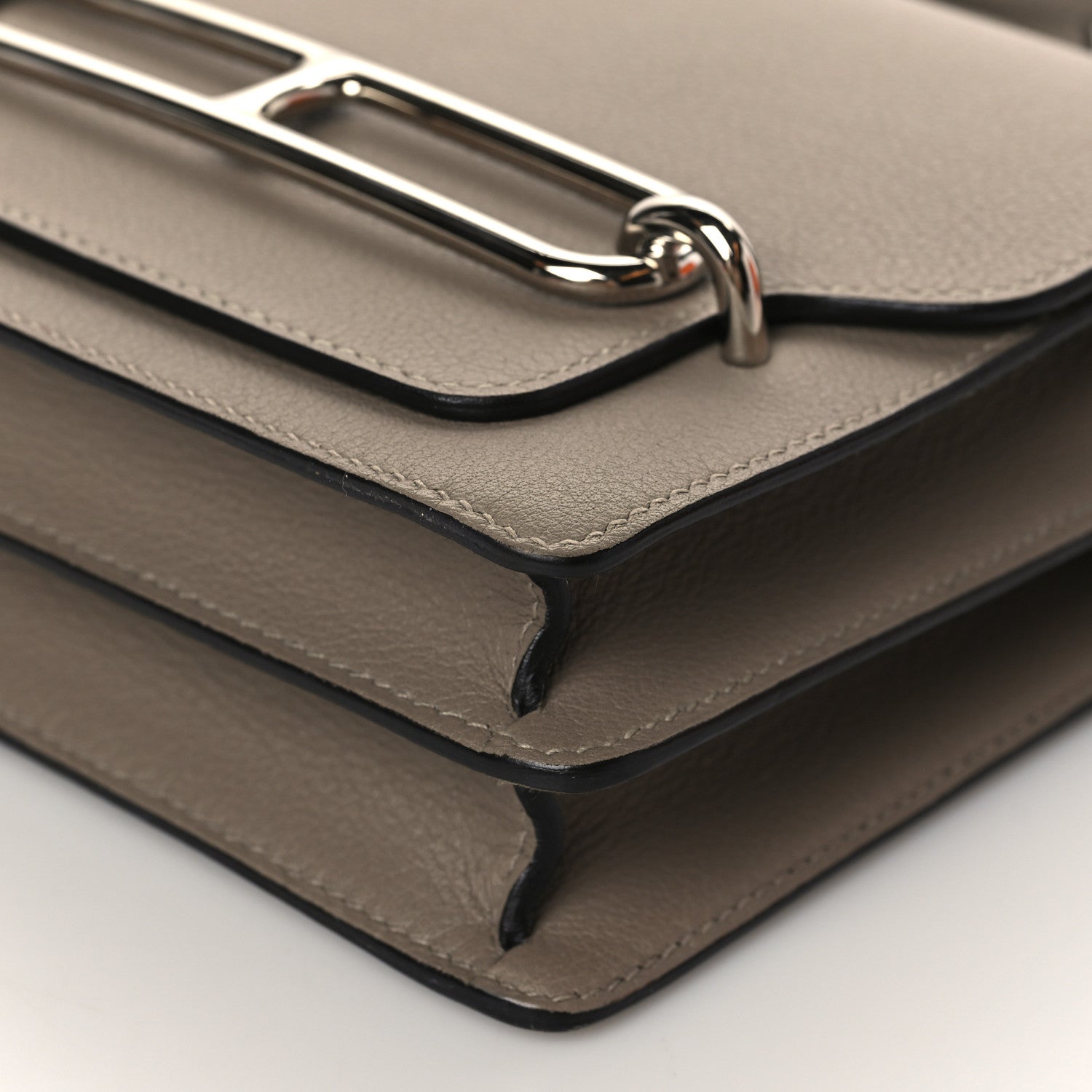 Hermes Evercolor Mini Sac Roulis Gris Asphalt 10 of 11