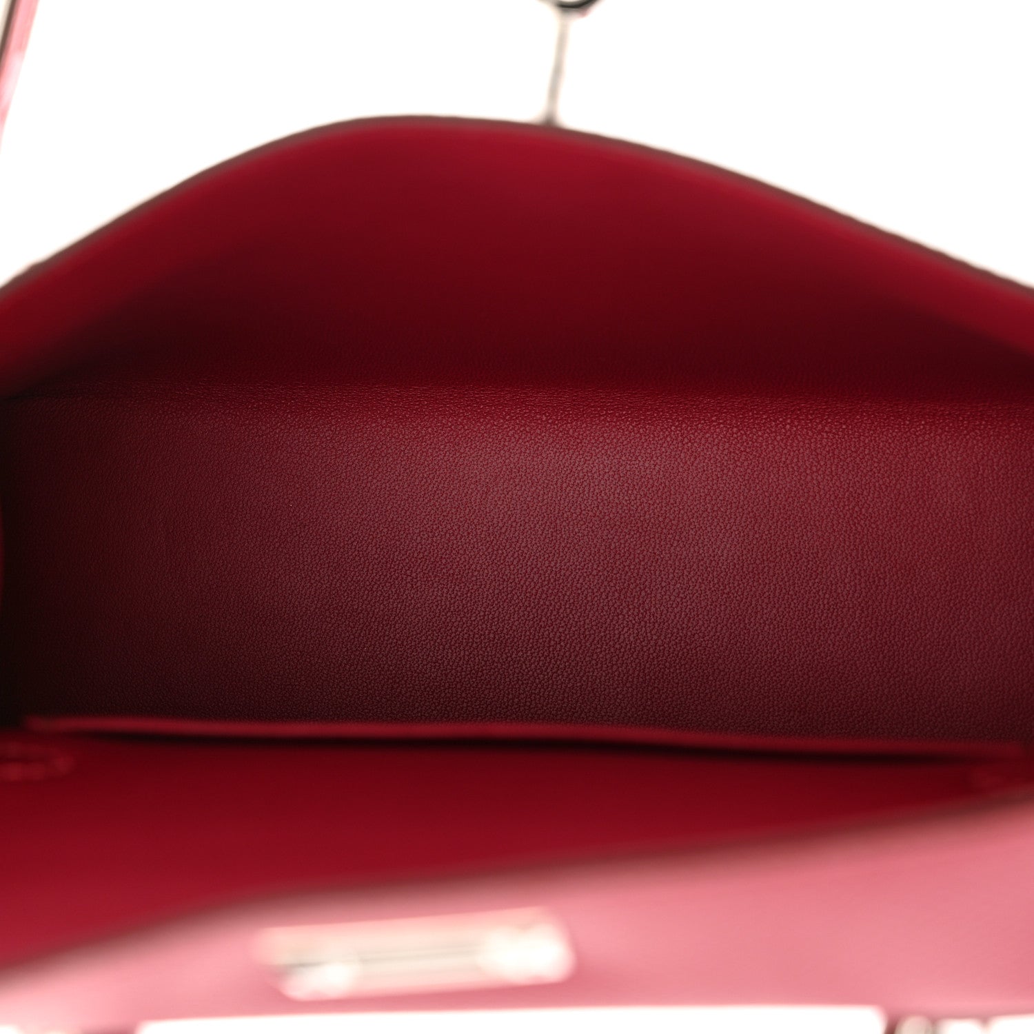 Hermes Epsom Tri-Color Mini Kelly Sellier 20 Rubis Rose Azalee Rouge H 5 of 11