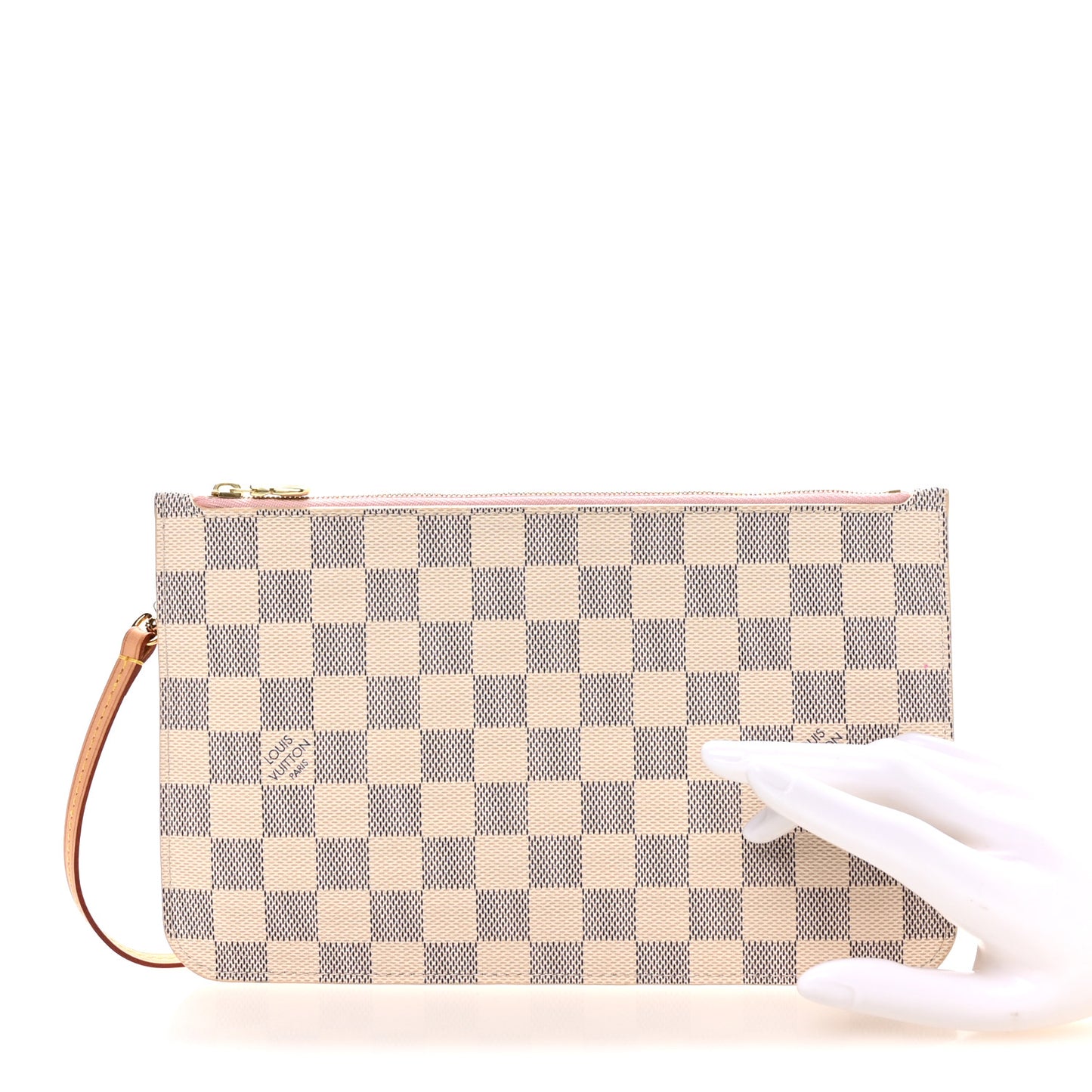Damier Azur Neverfull MM GM Pochette Rose Ballerine